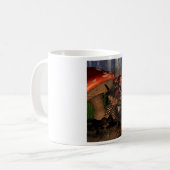 Waldfee unter Pilzen Kaffeetasse (Vorderseite Links)