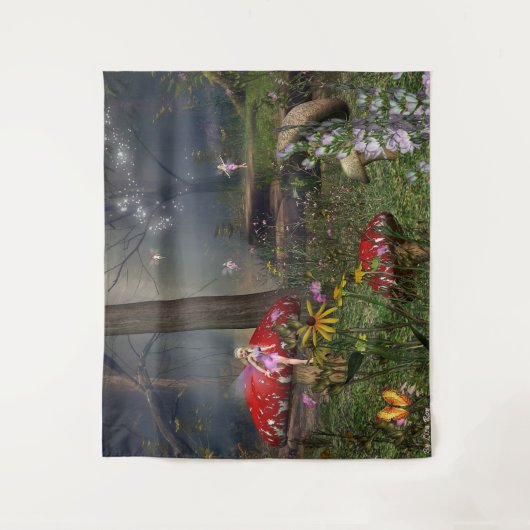 Waldfeetapisserie Wandteppich (Vorderseite)