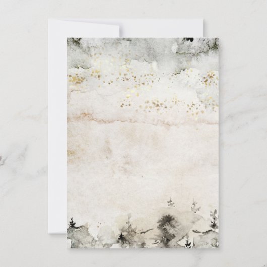 Waldfest der Hirsche Einladung (Rückseite)