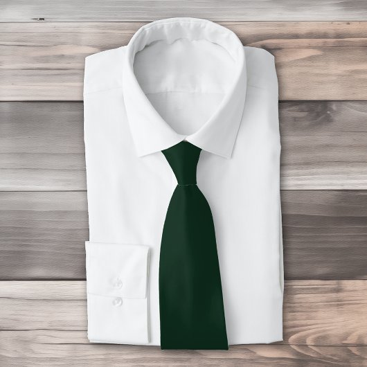 Waldfest schlicht dunkelgrün krawatte