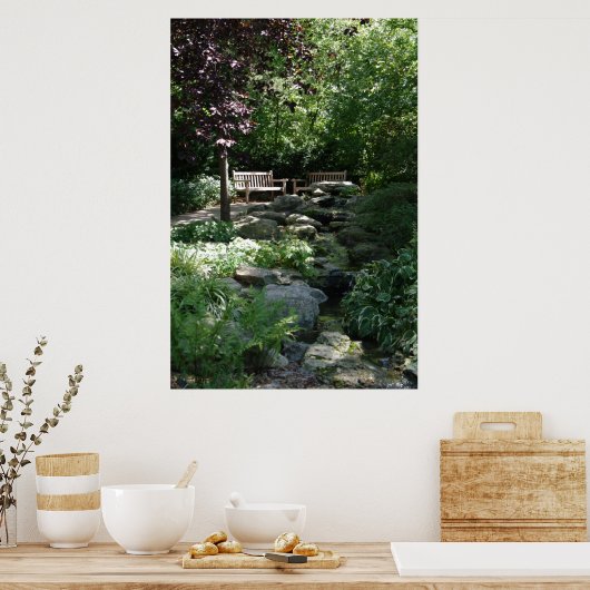 Waldfläche Poster (Küche)