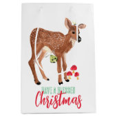 Waldfläche und rote Pilze Mittlere Geschenktüte (Vorderseite)