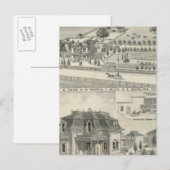 Waldflächen, Bauernhöfe Postkarte (Vorne/Hinten)