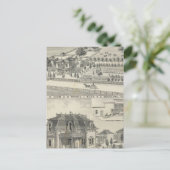 Waldflächen, Bauernhöfe Postkarte (Stehend Vorderseite)