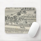 Waldflächen, landwirtschaftliche Betriebe Mousepad (Mit Mouse)