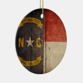 Waldflagge North Carolina Keramikornament (Rechts)