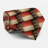Waldflagge North Carolina Krawatte (Gerollt)