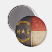 Waldflagge North Carolina Magnet (Vorderseite/Rückseite)