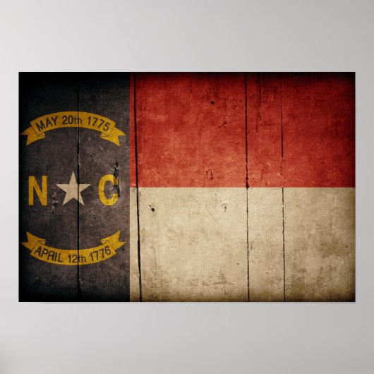 Waldflagge North Carolina Poster (Vorne)