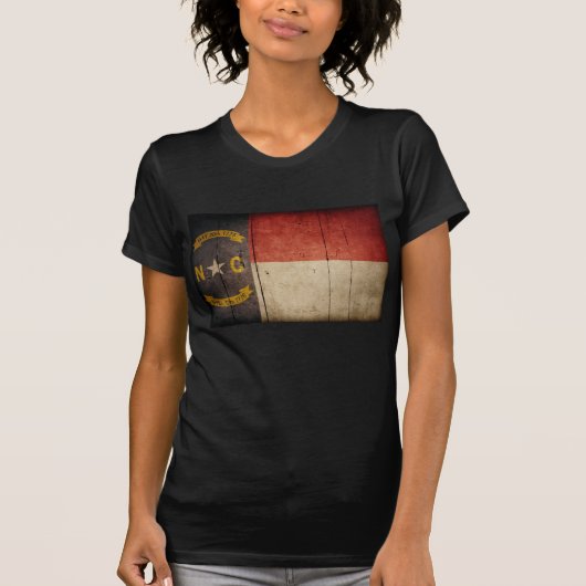 Waldflagge North Carolina T-Shirt (Vorderseite)