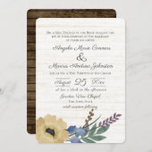 Waldfloral Einladung (Vorne/Hinten)