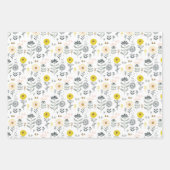 Waldfloral Geschenkpapier Set (Vorderseite 2)