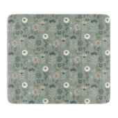 Waldflorensage Grün Schneidebrett (Vorderseite)