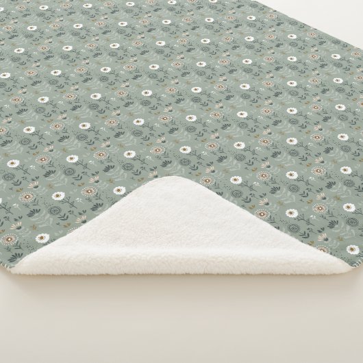 Waldflorensage Grün Sherpadecke (3/4)