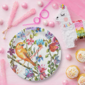 WALDFLÜCHENGARTEN-MONOGRAMM-PARTY PAPPTELLER (Party)