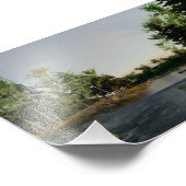 Waldfluss Fotodruck (Ecke)