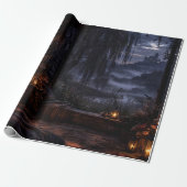Waldfluss-Pfad-Wrap-Papier Geschenkpapier (Ungerollt)