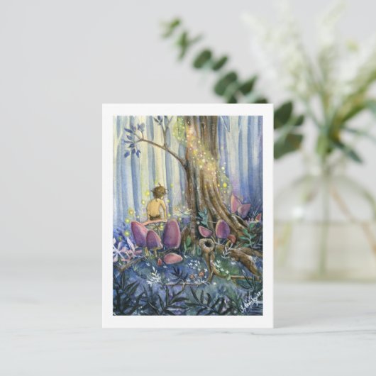 Waldflüster Postkarte (Stehend Vorderseite)