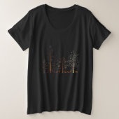 Waldflüster - sanfte Schönheit in jedem Große Größe T-Shirt (Design vorne)