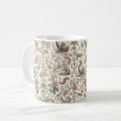 Waldflüster: Viktorianische Natur Elegance Kaffeetasse (Vorderseite Links)