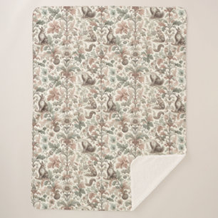 Waldflüster: Viktorianische Natur Elegance Sherpadecke