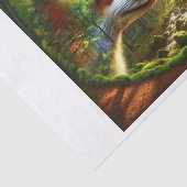 Waldfocken im Walddekoupage Papier (Ausschnitt)