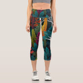WALDFOLIAGE CAPRI LEGGINGS (Vorderseite)