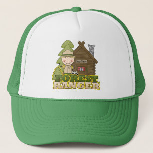 Waldförster-Jungen-T-Shirts und Geschenke Truckerkappe