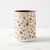 Waldfox Herbstthema neutral Tasse (Zentrum)