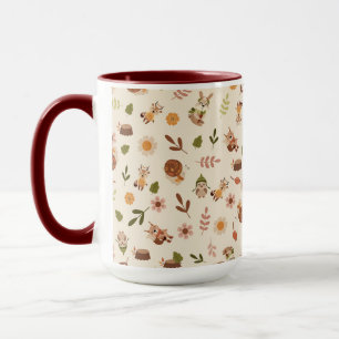 Waldfox Herbstthema neutral Tasse