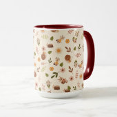 Waldfox Herbstthema neutral Tasse (VorderseiteRechts)
