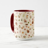 Waldfox Herbstthema neutral Tasse (Vorderseite Links)