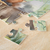 WaldFox Woodland Tierkinder Personalisiert Puzzle (Seite)
