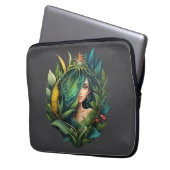 Waldfrau Laptopschutzhülle (Vorderseite Links)