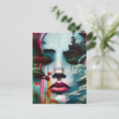 Waldfrau Postkarte (Stehend Vorderseite)