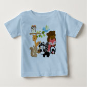 Waldfreunde Baby T-shirt (Vorderseite)