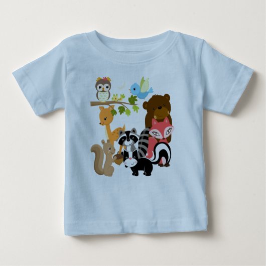 Waldfreunde Baby T-shirt (Vorderseite)