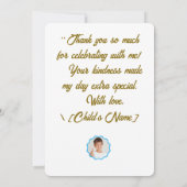 Waldfreunde Dankeschön-Karte - Niedlicher Wald Ani Dankeskarte (Rückseite)