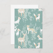 Waldfreunde Dankeskarte (Vorne/Hinten)