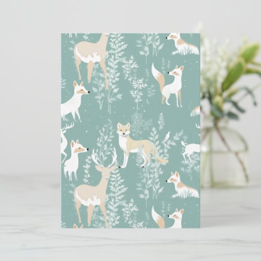 Waldfreunde Einladung (Stehend Vorderseite)