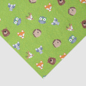 Waldfreunde - Fox-Bärraccoon-Igels-Rotwild Seidenpapier (Ausschnitt)