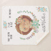 Waldfreunde Geburtsdaten von Hirschen Sherpadecke (Vorderseite (Horizontal))