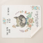 Waldfreunde Geburtsdaten von Hirschen Sherpadecke (Vorderseite (Horizontal))