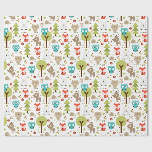 Waldfreunde Geschenkpapier (Flach)