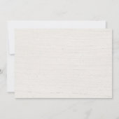 Waldfreunde geschlechtsneutrale Walddusche Einladung (Rückseite)