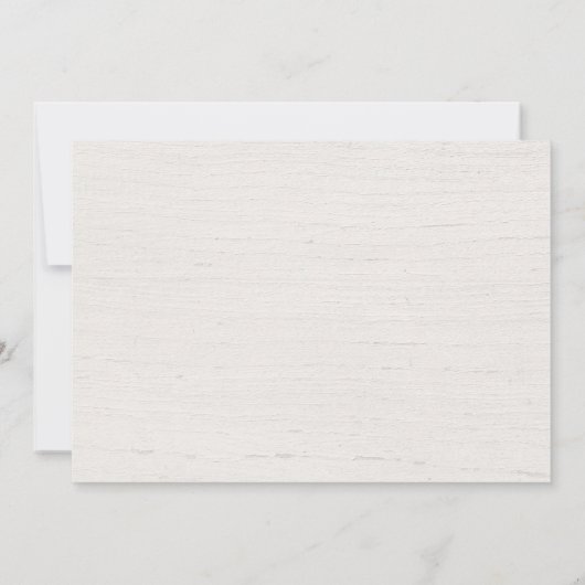 Waldfreunde geschlechtsneutrale Walddusche Einladung (Rückseite)