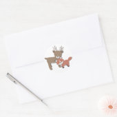 Waldfreunde {Hirsch & Fox} | Aufkleber (Umschlag)