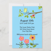 Waldfreunde Holzland Einladung (Rückseite)