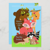 Waldfreunde Holzland Einladung (Vorne/Hinten)