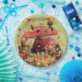 Waldfreunde im Teatime im Wald Pappteller (Party)